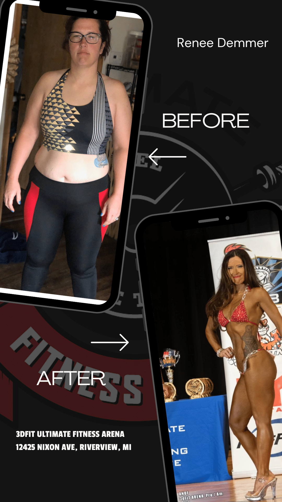 Before and After Image: Body Sculpt - front