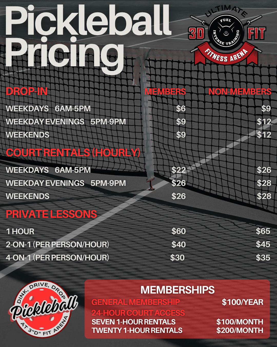 Pickleball Pricing (1)