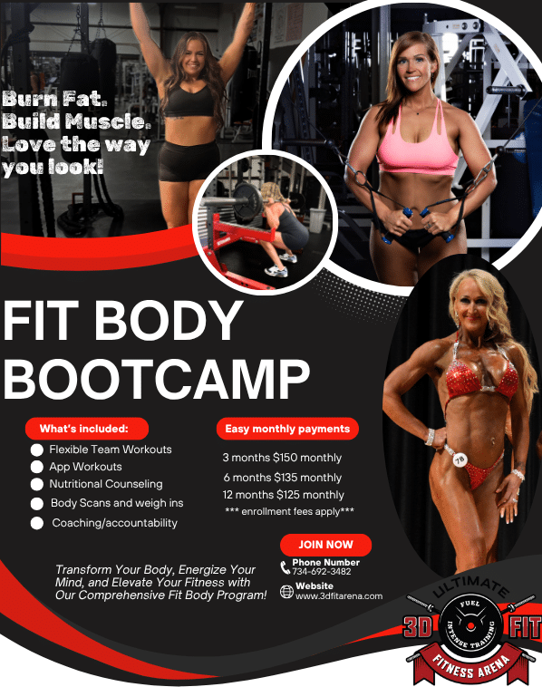 Black and Red Modern Gym Fitness Flyer (6)